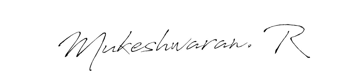 if you are searching for the best signature style for your name Mukeshwaran. R. so please give up your signature search. here we have designed multiple signature styles  using Antro_Vectra. Mukeshwaran. R signature style 6 images and pictures png