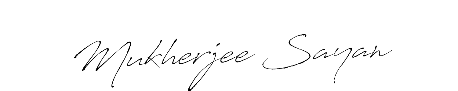 Antro_Vectra is a professional signature style that is perfect for those who want to add a touch of class to their signature. It is also a great choice for those who want to make their signature more unique. Get Mukherjee Sayan name to fancy signature for free. Mukherjee Sayan signature style 6 images and pictures png