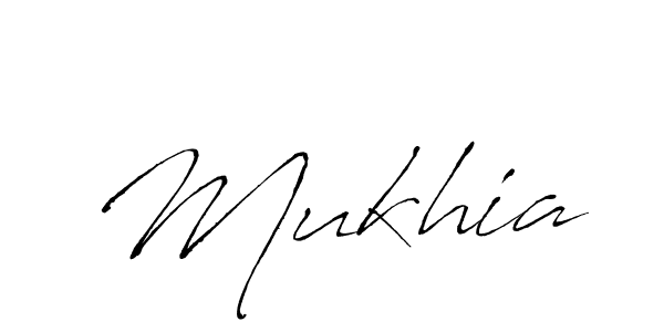 Create a beautiful signature design for name Mukhia. With this signature (Antro_Vectra) fonts, you can make a handwritten signature for free. Mukhia signature style 6 images and pictures png
