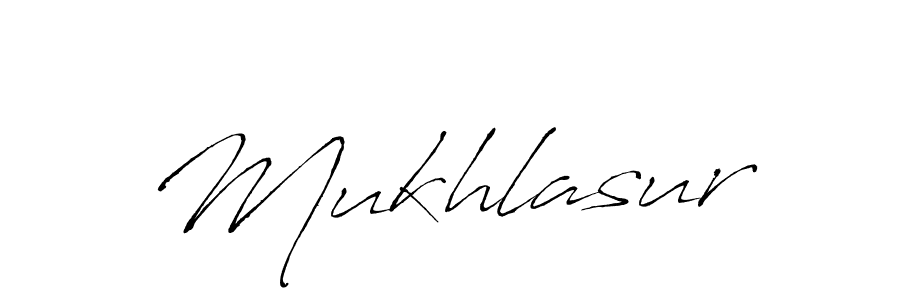 You should practise on your own different ways (Antro_Vectra) to write your name (Mukhlasur) in signature. don't let someone else do it for you. Mukhlasur signature style 6 images and pictures png