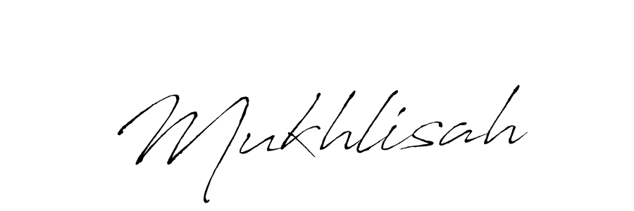 Also we have Mukhlisah name is the best signature style. Create professional handwritten signature collection using Antro_Vectra autograph style. Mukhlisah signature style 6 images and pictures png