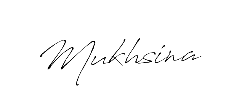 Create a beautiful signature design for name Mukhsina. With this signature (Antro_Vectra) fonts, you can make a handwritten signature for free. Mukhsina signature style 6 images and pictures png