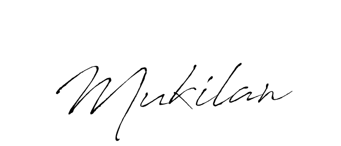 How to make Mukilan name signature. Use Antro_Vectra style for creating short signs online. This is the latest handwritten sign. Mukilan signature style 6 images and pictures png