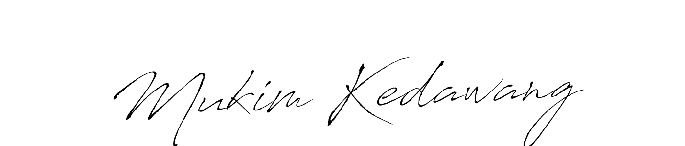 Create a beautiful signature design for name Mukim Kedawang. With this signature (Antro_Vectra) fonts, you can make a handwritten signature for free. Mukim Kedawang signature style 6 images and pictures png