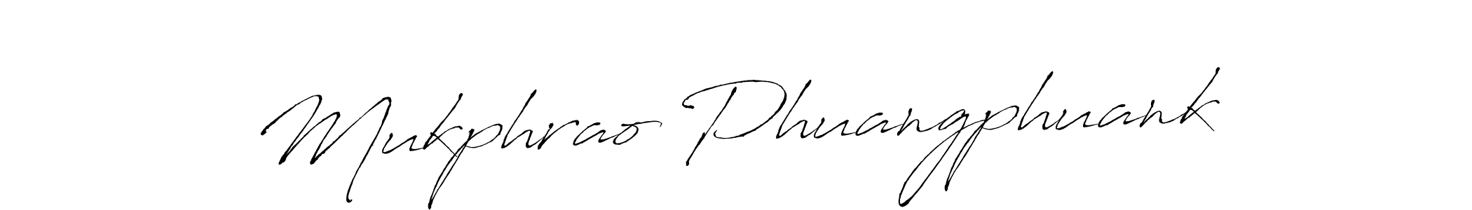 Also we have Mukphrao Phuangphuank name is the best signature style. Create professional handwritten signature collection using Antro_Vectra autograph style. Mukphrao Phuangphuank signature style 6 images and pictures png