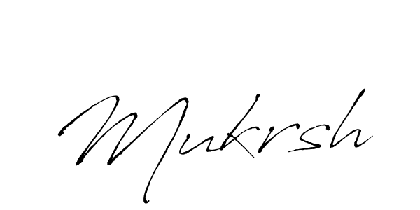 Make a beautiful signature design for name Mukrsh. Use this online signature maker to create a handwritten signature for free. Mukrsh signature style 6 images and pictures png