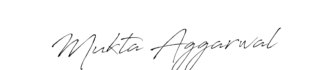 Design your own signature with our free online signature maker. With this signature software, you can create a handwritten (Antro_Vectra) signature for name Mukta Aggarwal. Mukta Aggarwal signature style 6 images and pictures png