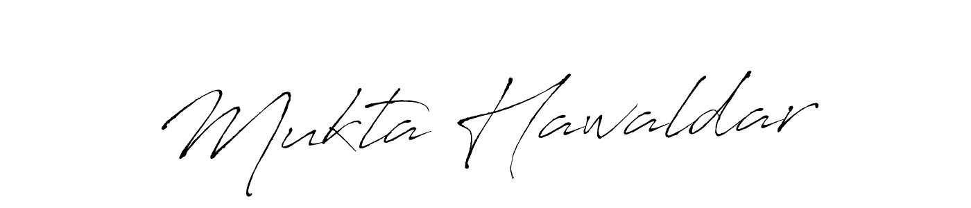 The best way (Antro_Vectra) to make a short signature is to pick only two or three words in your name. The name Mukta Hawaldar include a total of six letters. For converting this name. Mukta Hawaldar signature style 6 images and pictures png