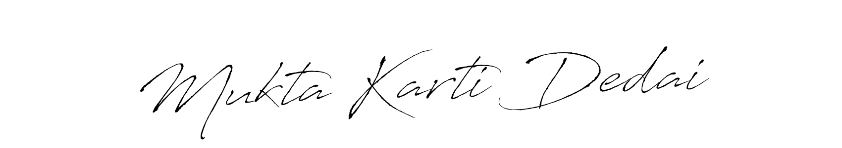 This is the best signature style for the Mukta Karti Dedai name. Also you like these signature font (Antro_Vectra). Mix name signature. Mukta Karti Dedai signature style 6 images and pictures png