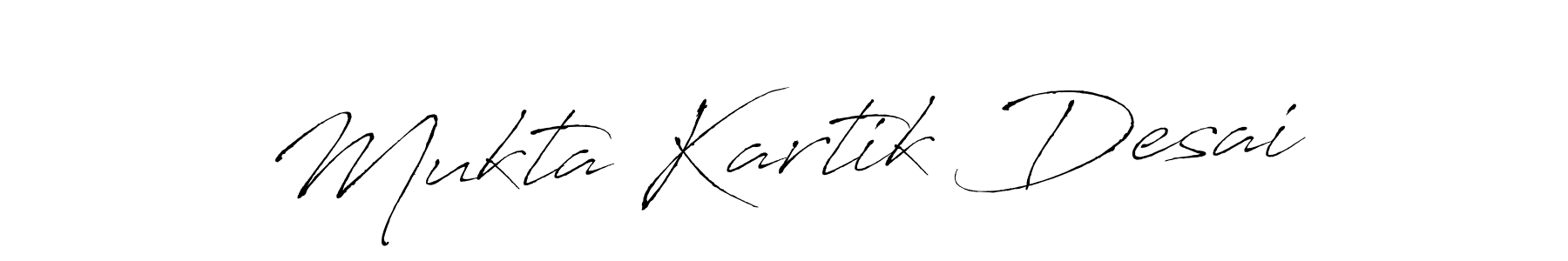 Use a signature maker to create a handwritten signature online. With this signature software, you can design (Antro_Vectra) your own signature for name Mukta Kartik Desai. Mukta Kartik Desai signature style 6 images and pictures png