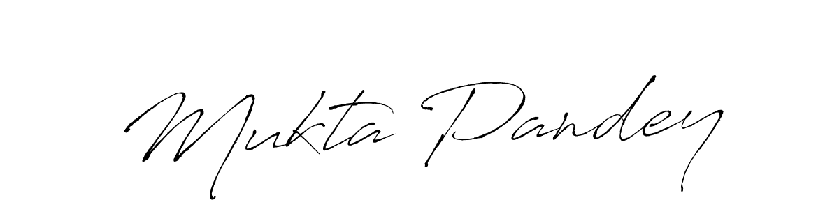 Also we have Mukta Pandey name is the best signature style. Create professional handwritten signature collection using Antro_Vectra autograph style. Mukta Pandey signature style 6 images and pictures png