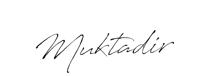 Muktadir stylish signature style. Best Handwritten Sign (Antro_Vectra) for my name. Handwritten Signature Collection Ideas for my name Muktadir. Muktadir signature style 6 images and pictures png