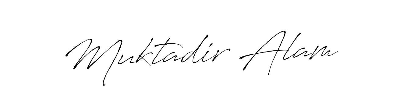 Create a beautiful signature design for name Muktadir Alam. With this signature (Antro_Vectra) fonts, you can make a handwritten signature for free. Muktadir Alam signature style 6 images and pictures png