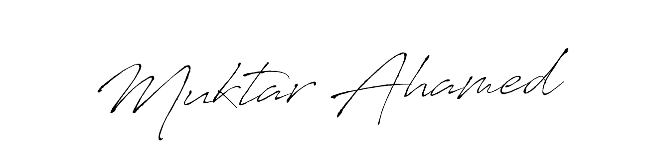 Also we have Muktar Ahamed name is the best signature style. Create professional handwritten signature collection using Antro_Vectra autograph style. Muktar Ahamed signature style 6 images and pictures png