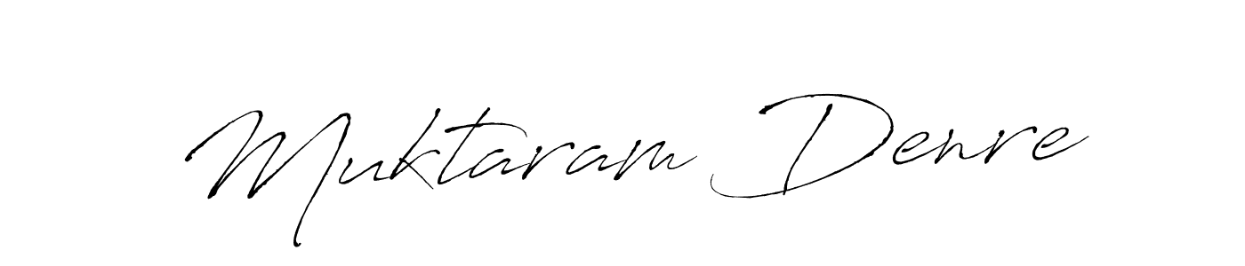 Antro_Vectra is a professional signature style that is perfect for those who want to add a touch of class to their signature. It is also a great choice for those who want to make their signature more unique. Get Muktaram Denre name to fancy signature for free. Muktaram Denre signature style 6 images and pictures png