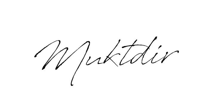 How to make Muktdir signature? Antro_Vectra is a professional autograph style. Create handwritten signature for Muktdir name. Muktdir signature style 6 images and pictures png