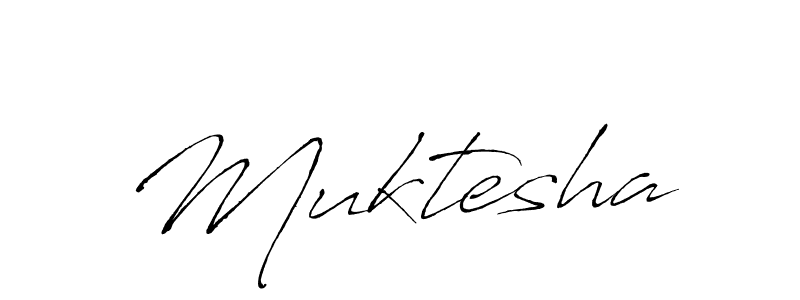 Also we have Muktesha name is the best signature style. Create professional handwritten signature collection using Antro_Vectra autograph style. Muktesha signature style 6 images and pictures png