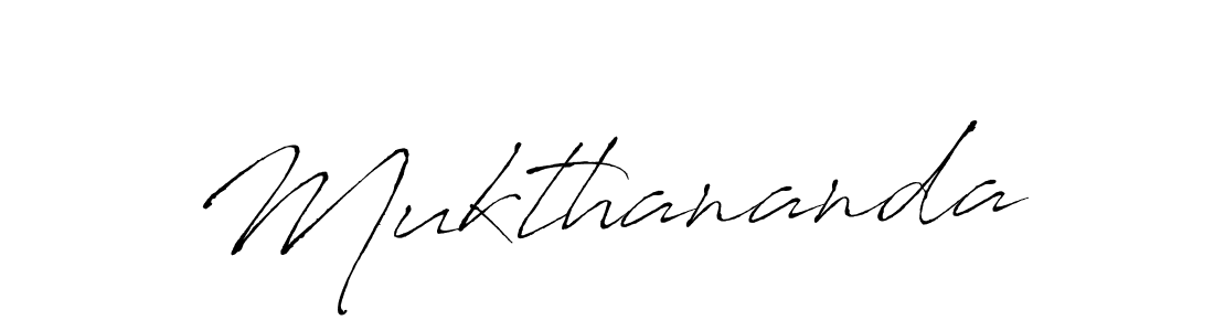 Mukthananda stylish signature style. Best Handwritten Sign (Antro_Vectra) for my name. Handwritten Signature Collection Ideas for my name Mukthananda. Mukthananda signature style 6 images and pictures png