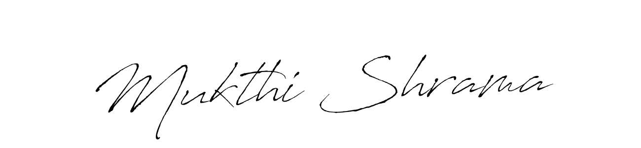 Use a signature maker to create a handwritten signature online. With this signature software, you can design (Antro_Vectra) your own signature for name Mukthi Shrama. Mukthi Shrama signature style 6 images and pictures png