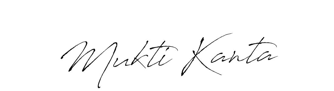 Design your own signature with our free online signature maker. With this signature software, you can create a handwritten (Antro_Vectra) signature for name Mukti Kanta. Mukti Kanta signature style 6 images and pictures png