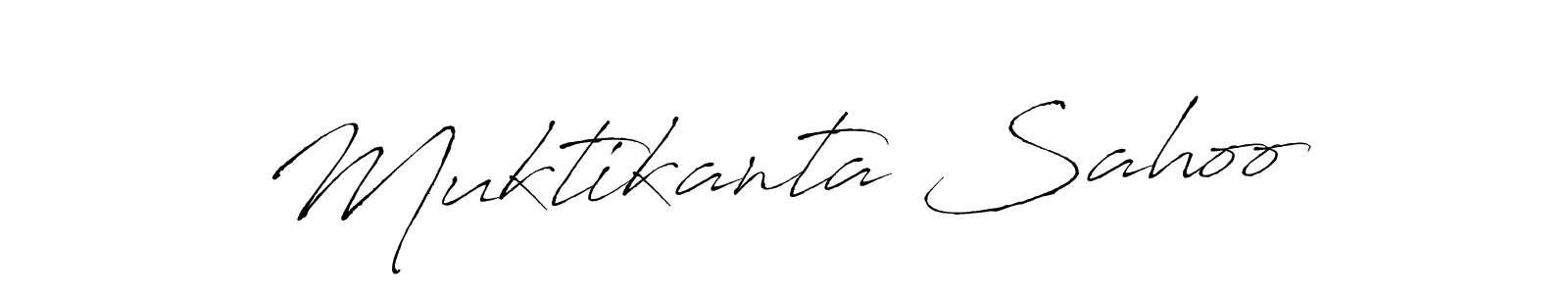 Make a beautiful signature design for name Muktikanta Sahoo. With this signature (Antro_Vectra) style, you can create a handwritten signature for free. Muktikanta Sahoo signature style 6 images and pictures png