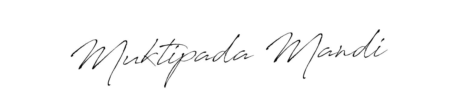 Antro_Vectra is a professional signature style that is perfect for those who want to add a touch of class to their signature. It is also a great choice for those who want to make their signature more unique. Get Muktipada Mandi name to fancy signature for free. Muktipada Mandi signature style 6 images and pictures png