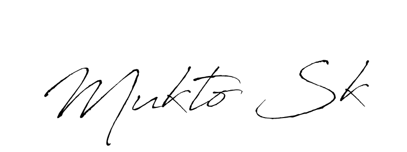 if you are searching for the best signature style for your name Mukto Sk. so please give up your signature search. here we have designed multiple signature styles  using Antro_Vectra. Mukto Sk signature style 6 images and pictures png