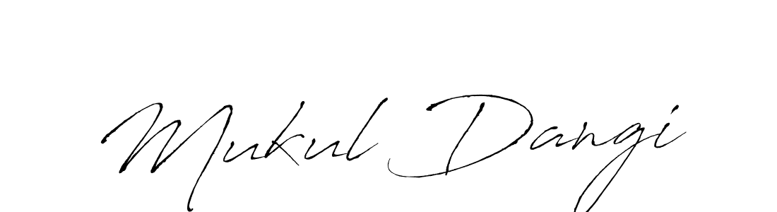 Also we have Mukul Dangi name is the best signature style. Create professional handwritten signature collection using Antro_Vectra autograph style. Mukul Dangi signature style 6 images and pictures png