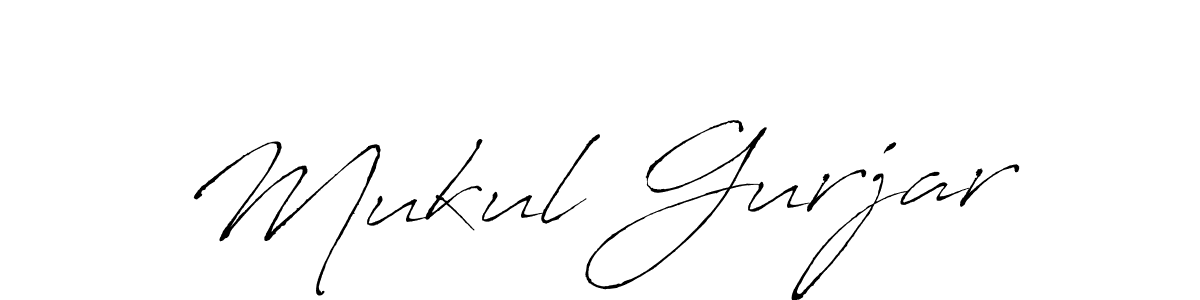 Antro_Vectra is a professional signature style that is perfect for those who want to add a touch of class to their signature. It is also a great choice for those who want to make their signature more unique. Get Mukul Gurjar name to fancy signature for free. Mukul Gurjar signature style 6 images and pictures png