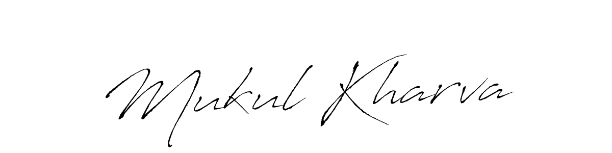 Design your own signature with our free online signature maker. With this signature software, you can create a handwritten (Antro_Vectra) signature for name Mukul Kharva. Mukul Kharva signature style 6 images and pictures png