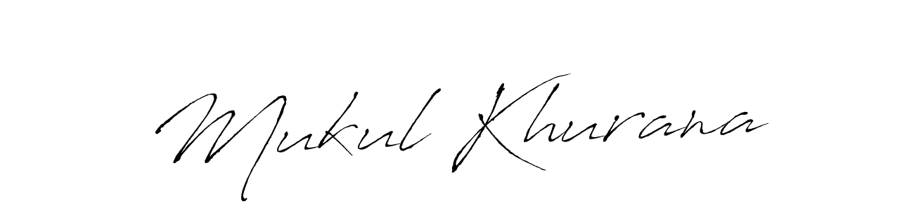 How to make Mukul Khurana name signature. Use Antro_Vectra style for creating short signs online. This is the latest handwritten sign. Mukul Khurana signature style 6 images and pictures png