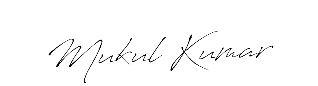 Create a beautiful signature design for name Mukul Kumar. With this signature (Antro_Vectra) fonts, you can make a handwritten signature for free. Mukul Kumar signature style 6 images and pictures png