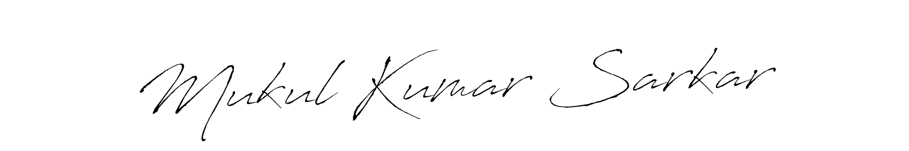 Mukul Kumar Sarkar stylish signature style. Best Handwritten Sign (Antro_Vectra) for my name. Handwritten Signature Collection Ideas for my name Mukul Kumar Sarkar. Mukul Kumar Sarkar signature style 6 images and pictures png