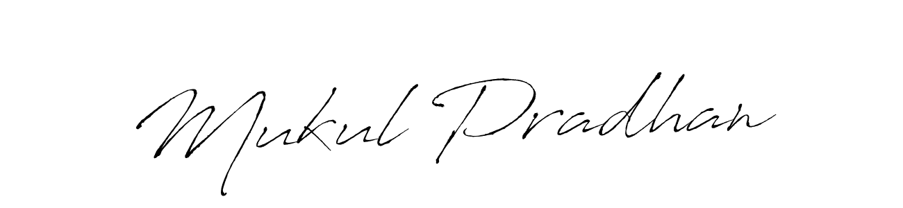 Design your own signature with our free online signature maker. With this signature software, you can create a handwritten (Antro_Vectra) signature for name Mukul Pradhan. Mukul Pradhan signature style 6 images and pictures png