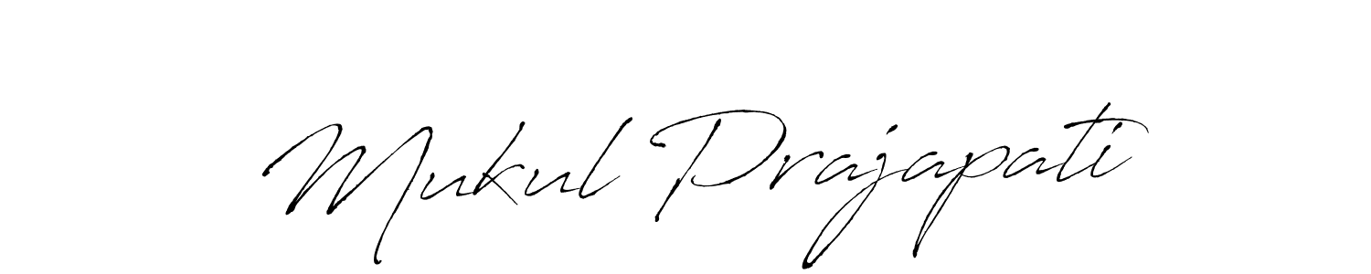Make a short Mukul Prajapati signature style. Manage your documents anywhere anytime using Antro_Vectra. Create and add eSignatures, submit forms, share and send files easily. Mukul Prajapati signature style 6 images and pictures png
