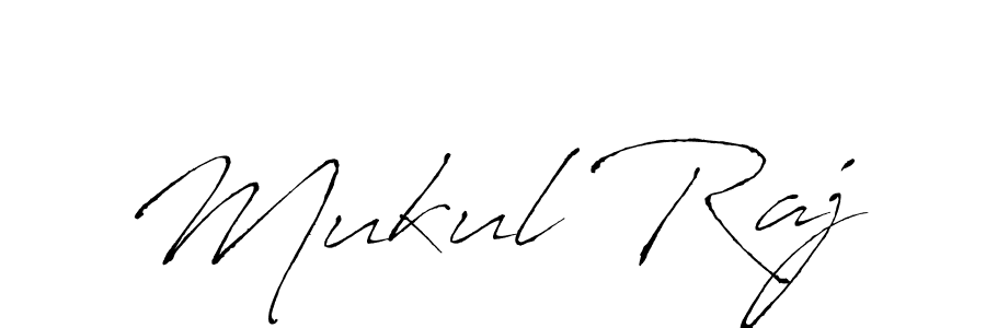 Create a beautiful signature design for name Mukul Raj. With this signature (Antro_Vectra) fonts, you can make a handwritten signature for free. Mukul Raj signature style 6 images and pictures png