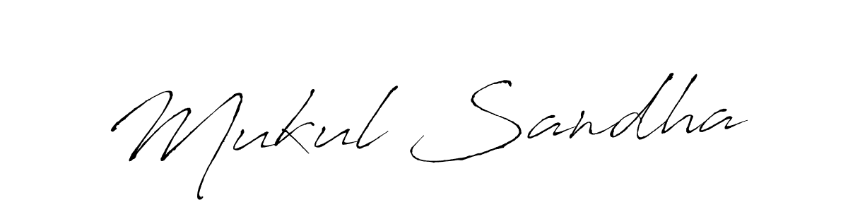 Antro_Vectra is a professional signature style that is perfect for those who want to add a touch of class to their signature. It is also a great choice for those who want to make their signature more unique. Get Mukul Sandha name to fancy signature for free. Mukul Sandha signature style 6 images and pictures png