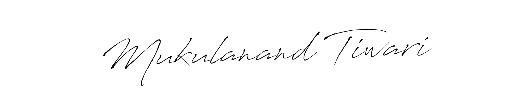 How to make Mukulanand Tiwari name signature. Use Antro_Vectra style for creating short signs online. This is the latest handwritten sign. Mukulanand Tiwari signature style 6 images and pictures png