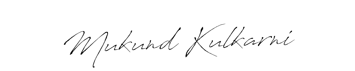 Antro_Vectra is a professional signature style that is perfect for those who want to add a touch of class to their signature. It is also a great choice for those who want to make their signature more unique. Get Mukund Kulkarni name to fancy signature for free. Mukund Kulkarni signature style 6 images and pictures png