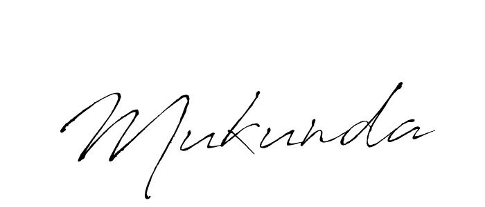 Make a beautiful signature design for name Mukunda. With this signature (Antro_Vectra) style, you can create a handwritten signature for free. Mukunda signature style 6 images and pictures png