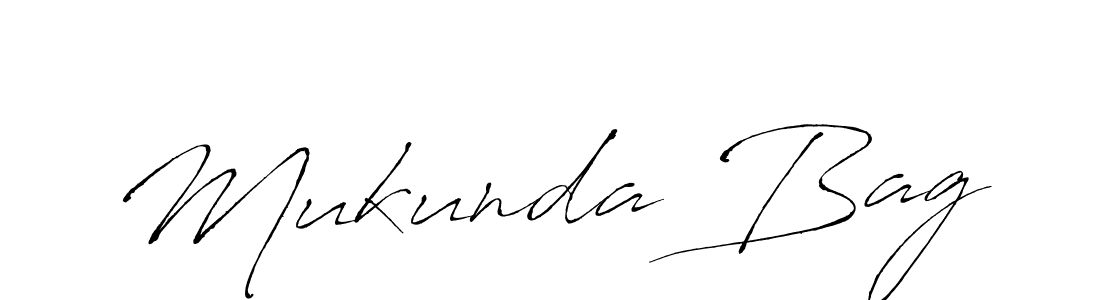 Create a beautiful signature design for name Mukunda Bag. With this signature (Antro_Vectra) fonts, you can make a handwritten signature for free. Mukunda Bag signature style 6 images and pictures png