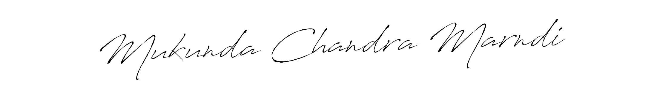 Mukunda Chandra Marndi stylish signature style. Best Handwritten Sign (Antro_Vectra) for my name. Handwritten Signature Collection Ideas for my name Mukunda Chandra Marndi. Mukunda Chandra Marndi signature style 6 images and pictures png