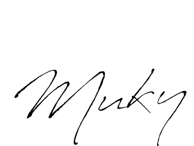 Also we have Muky name is the best signature style. Create professional handwritten signature collection using Antro_Vectra autograph style. Muky signature style 6 images and pictures png