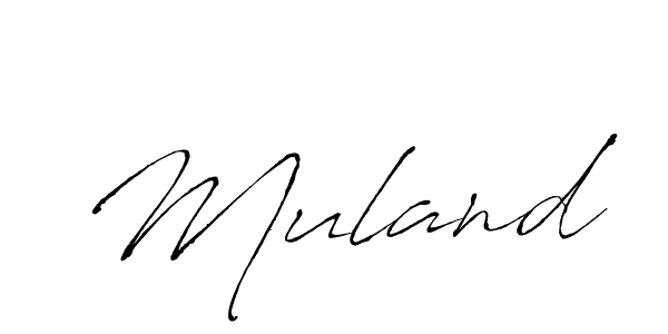 Antro_Vectra is a professional signature style that is perfect for those who want to add a touch of class to their signature. It is also a great choice for those who want to make their signature more unique. Get Muland name to fancy signature for free. Muland signature style 6 images and pictures png