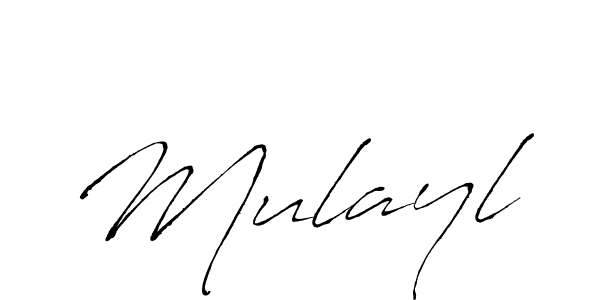 How to make Mulayl name signature. Use Antro_Vectra style for creating short signs online. This is the latest handwritten sign. Mulayl signature style 6 images and pictures png
