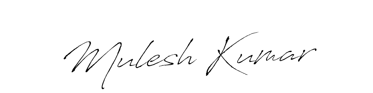Antro_Vectra is a professional signature style that is perfect for those who want to add a touch of class to their signature. It is also a great choice for those who want to make their signature more unique. Get Mulesh Kumar name to fancy signature for free. Mulesh Kumar signature style 6 images and pictures png
