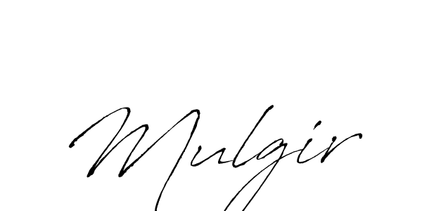 How to make Mulgir signature? Antro_Vectra is a professional autograph style. Create handwritten signature for Mulgir name. Mulgir signature style 6 images and pictures png