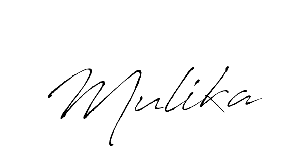 Antro_Vectra is a professional signature style that is perfect for those who want to add a touch of class to their signature. It is also a great choice for those who want to make their signature more unique. Get Mulika name to fancy signature for free. Mulika signature style 6 images and pictures png