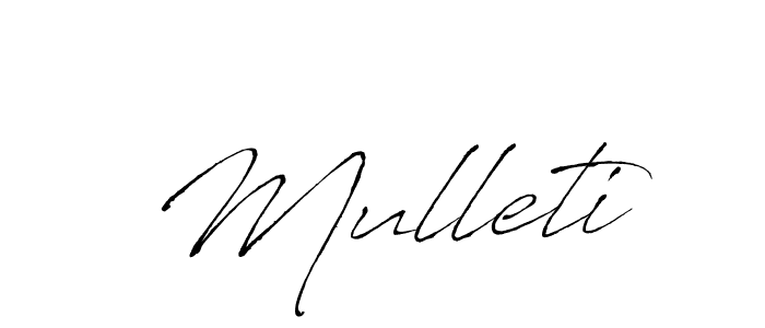 How to make Mulleti name signature. Use Antro_Vectra style for creating short signs online. This is the latest handwritten sign. Mulleti signature style 6 images and pictures png