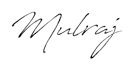 Enhance your business communications with Mulraj signature in Antro_Vectra lettering. Clean, modern, and universally compatible. Mulraj signature style 6 images and pictures png